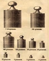 Poids de 1 g à 1 kg